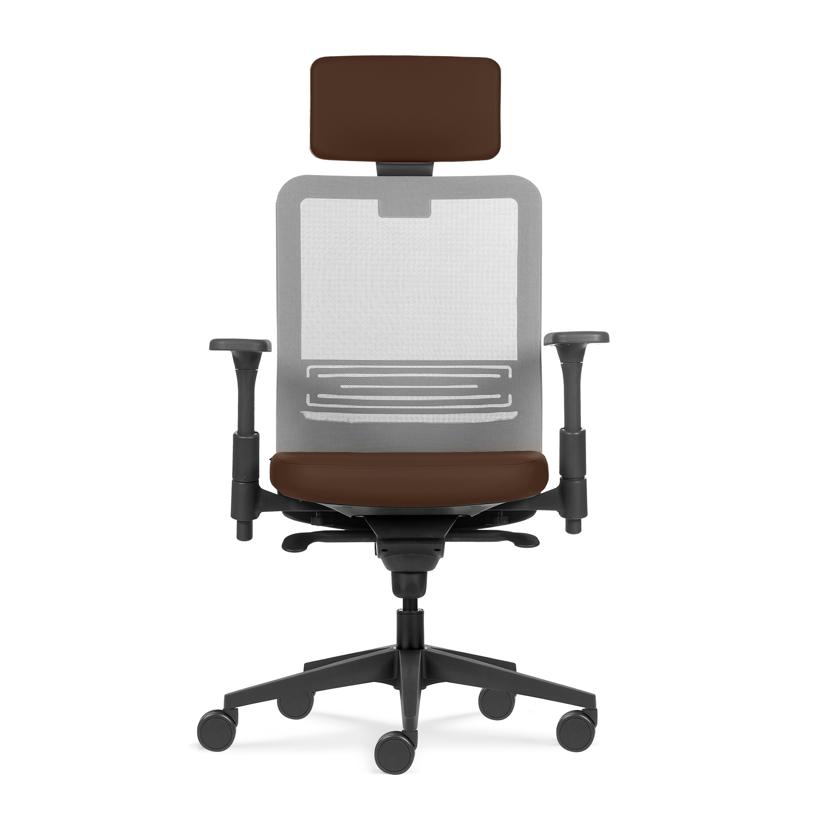 Cadeira Tecton HD Graphite Coffee