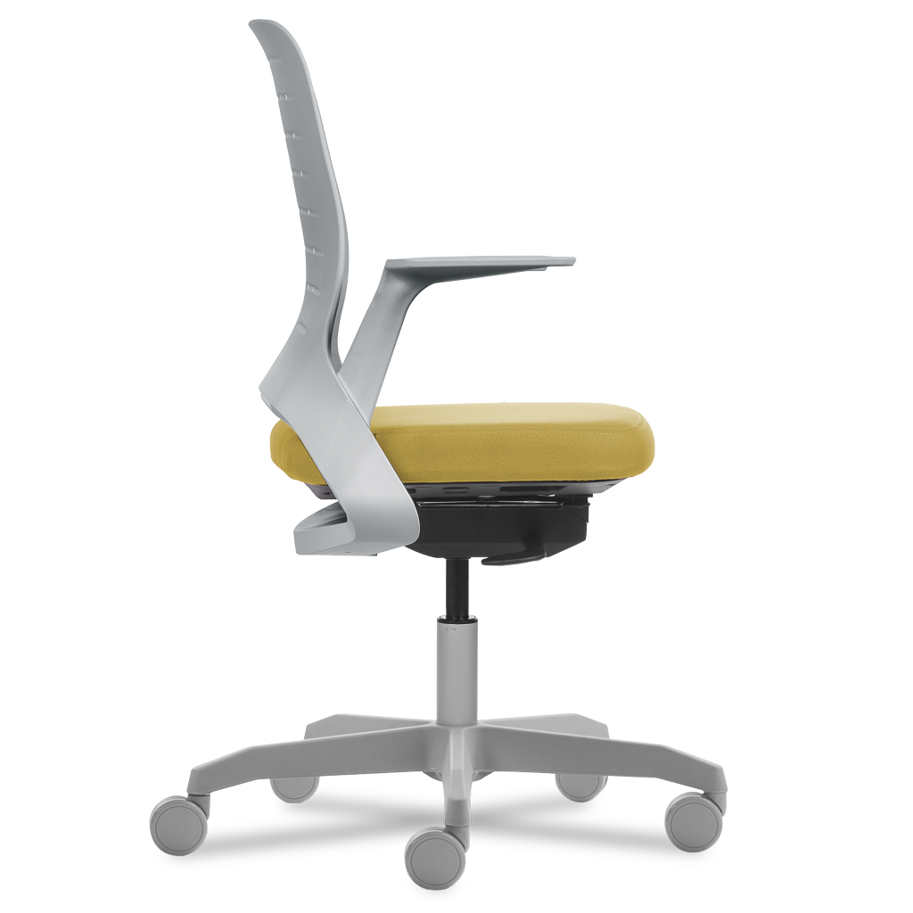 Cadeira My Chair Light Grey Yellow
