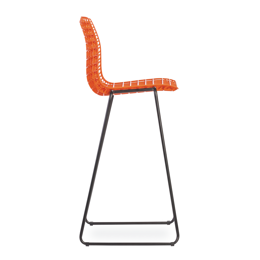 Banqueta Moiré Orange