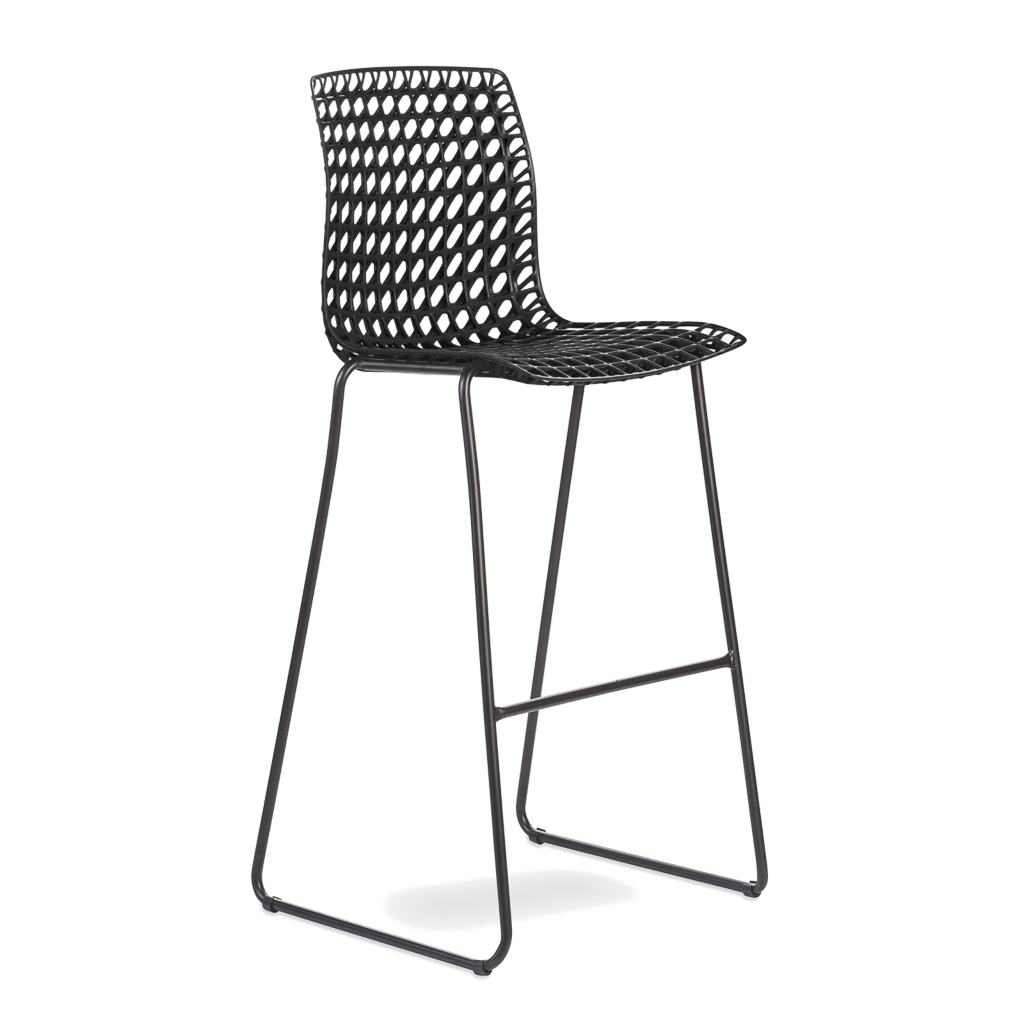 Banqueta Moiré Black