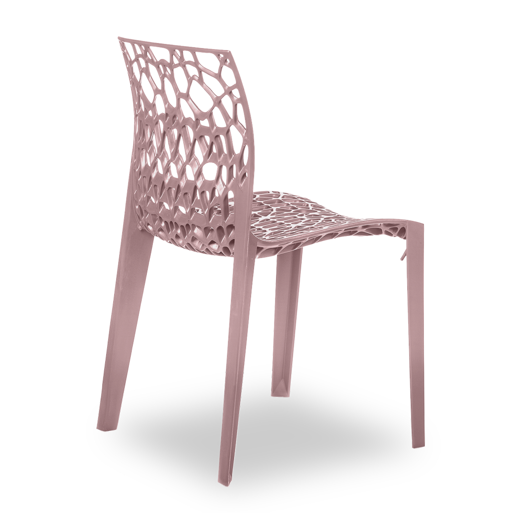 Conjunto com 4 Cadeiras Coral Rosé