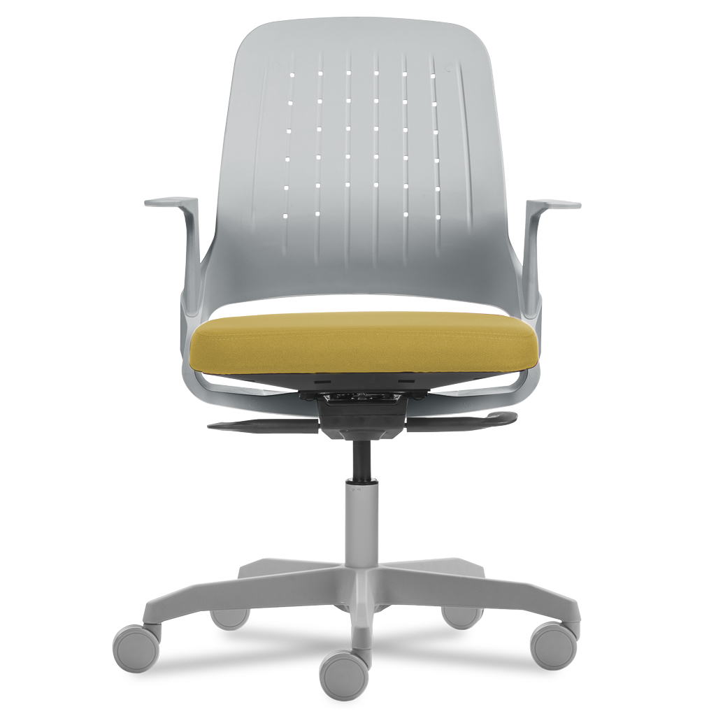 Cadeira My Chair Light Grey Yellow