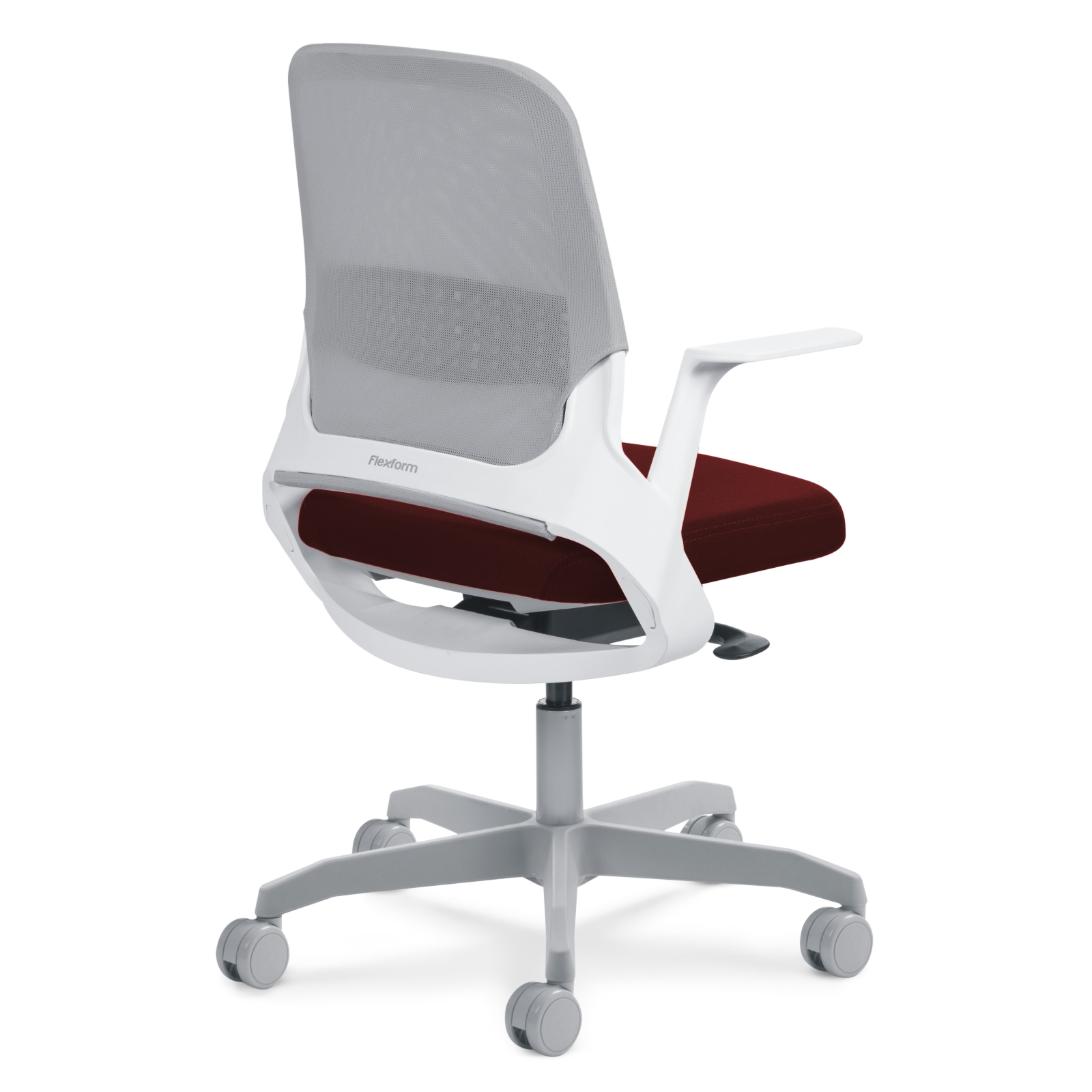 Cadeira My Chair Tela White N Wine