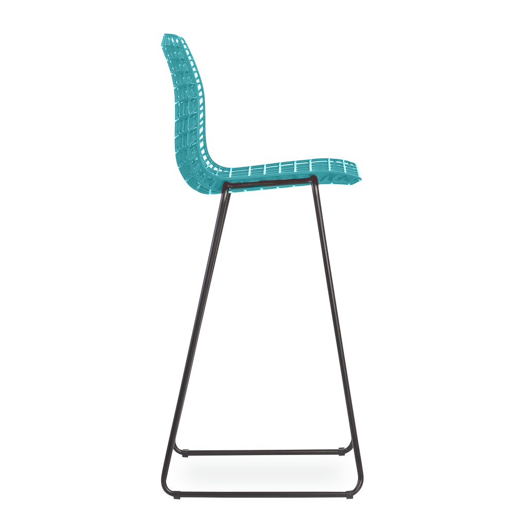 Banqueta Moiré blue