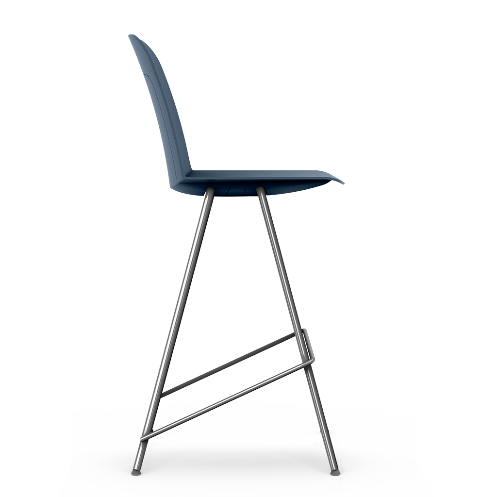 Banqueta Body Azul Sóbrio