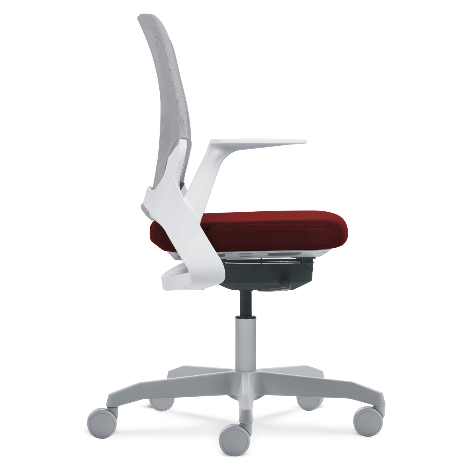 Cadeira My Chair Tela White N Wine