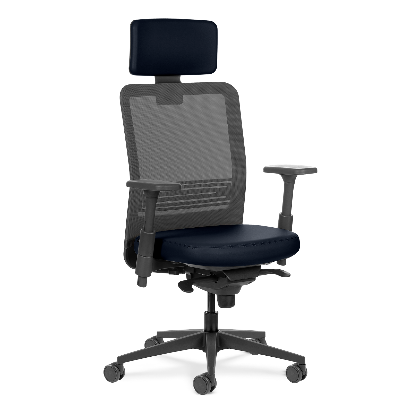 Cadeira Tecton HD Graphite N Blue
