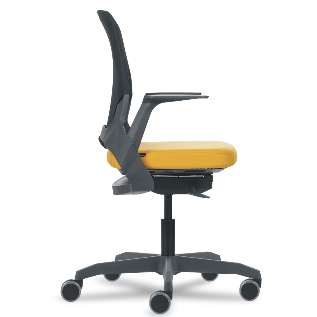 Cadeira My Chair Tela Shadow Black
