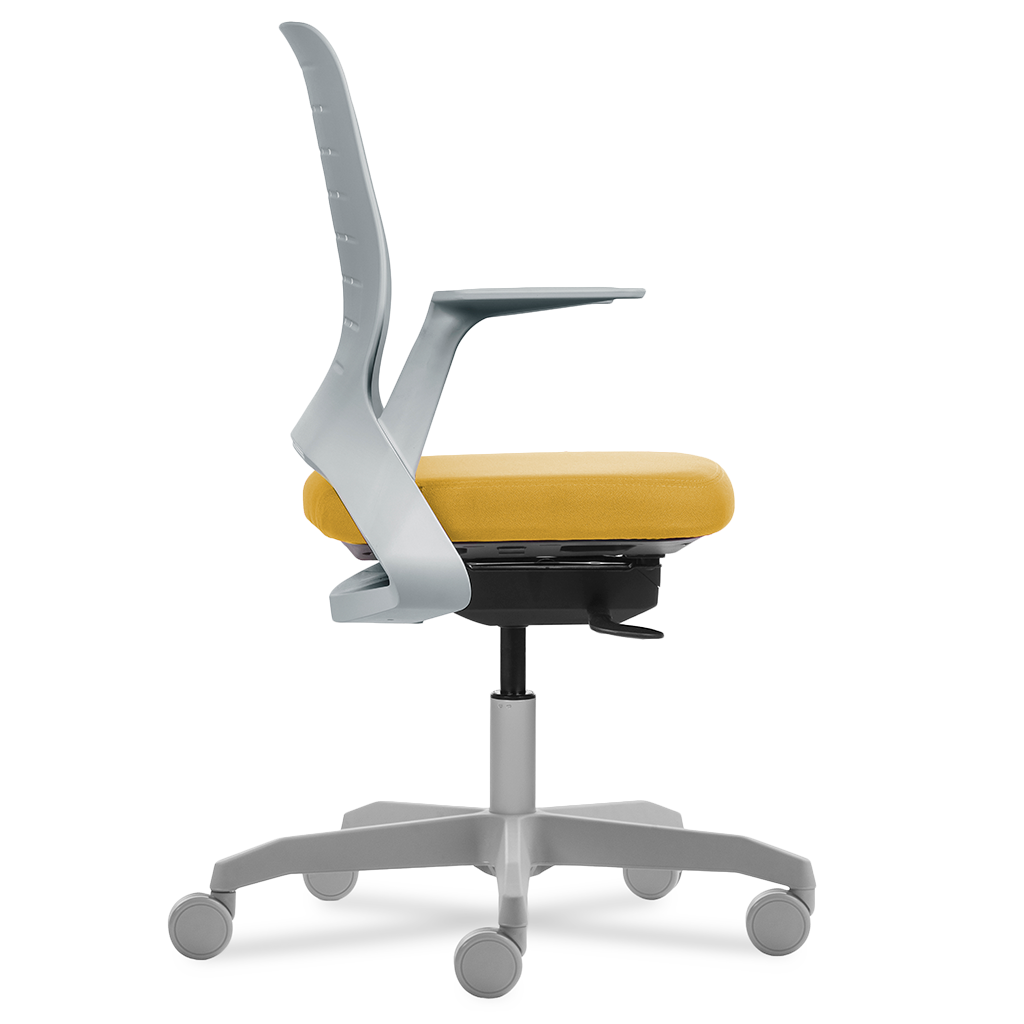 Cadeira My Chair Light Grey Yellow