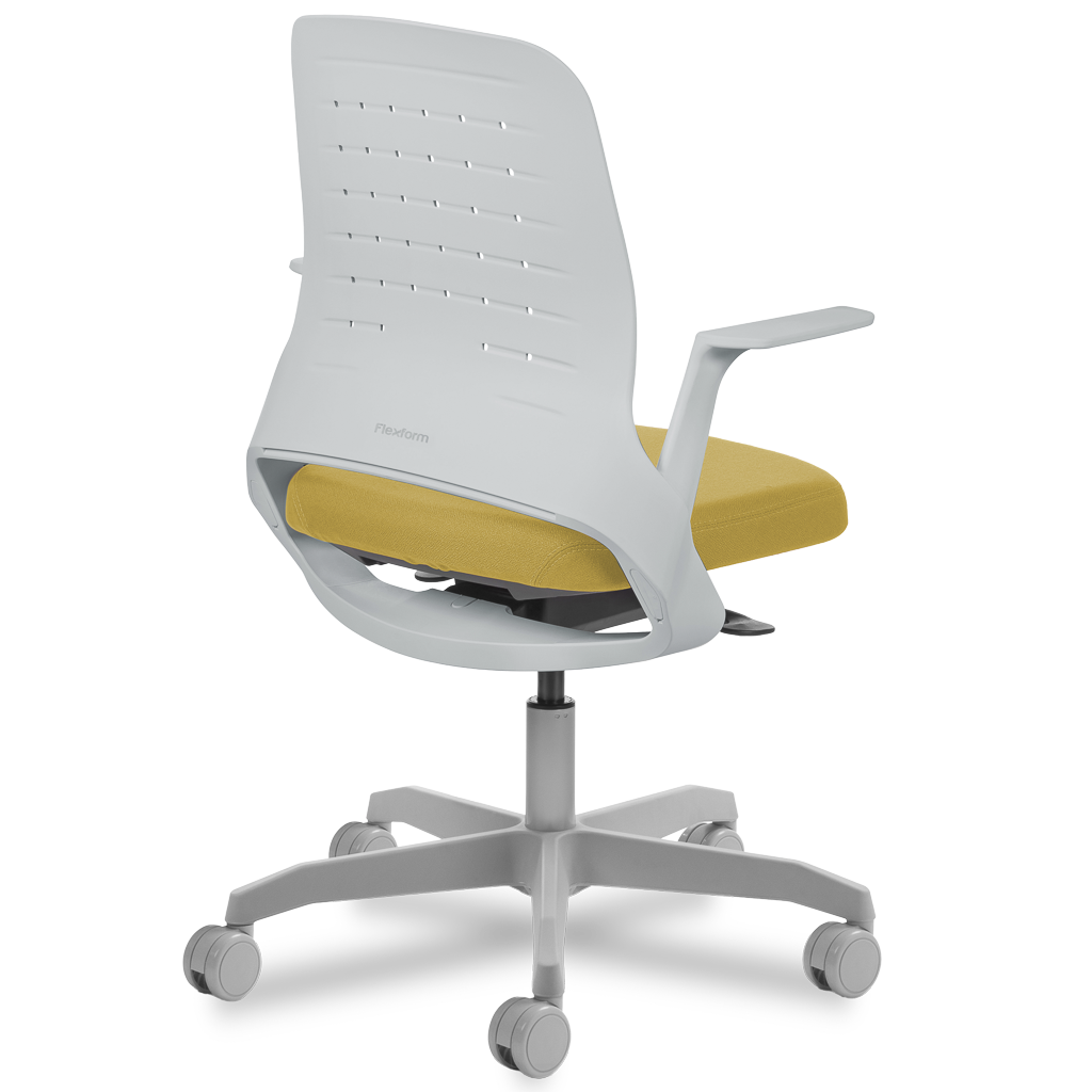 Cadeira My Chair Light Grey Yellow