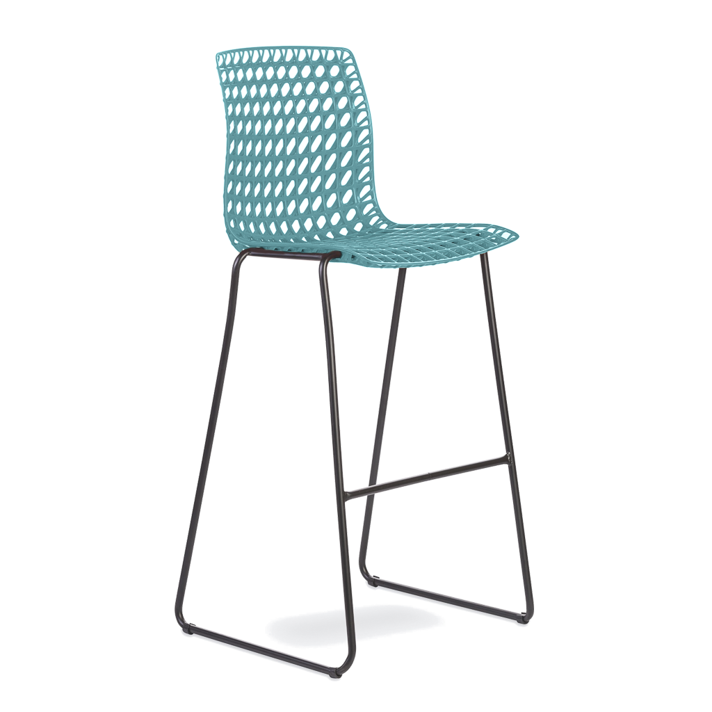 Banqueta Moiré blue