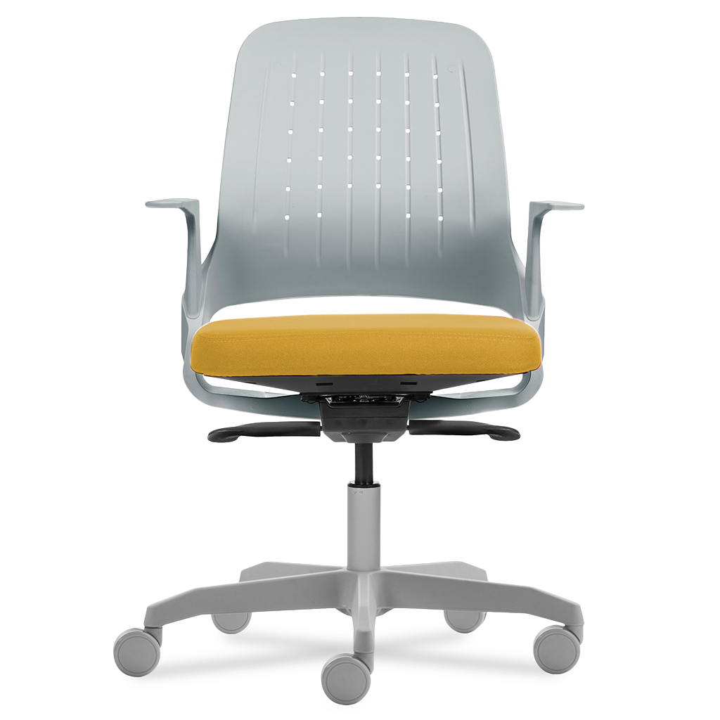 Cadeira My Chair Light Grey Yellow