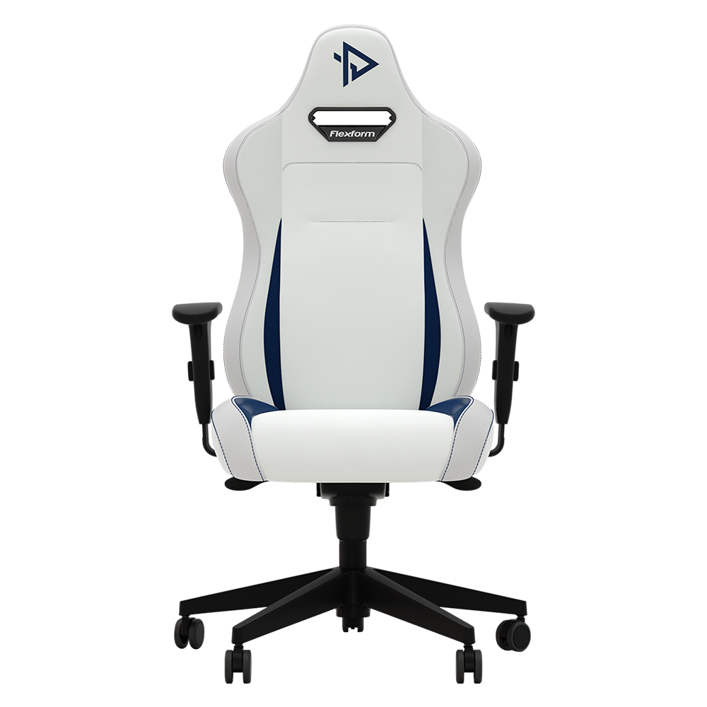 Cadeira Gamer Flexform Delta White N Blue