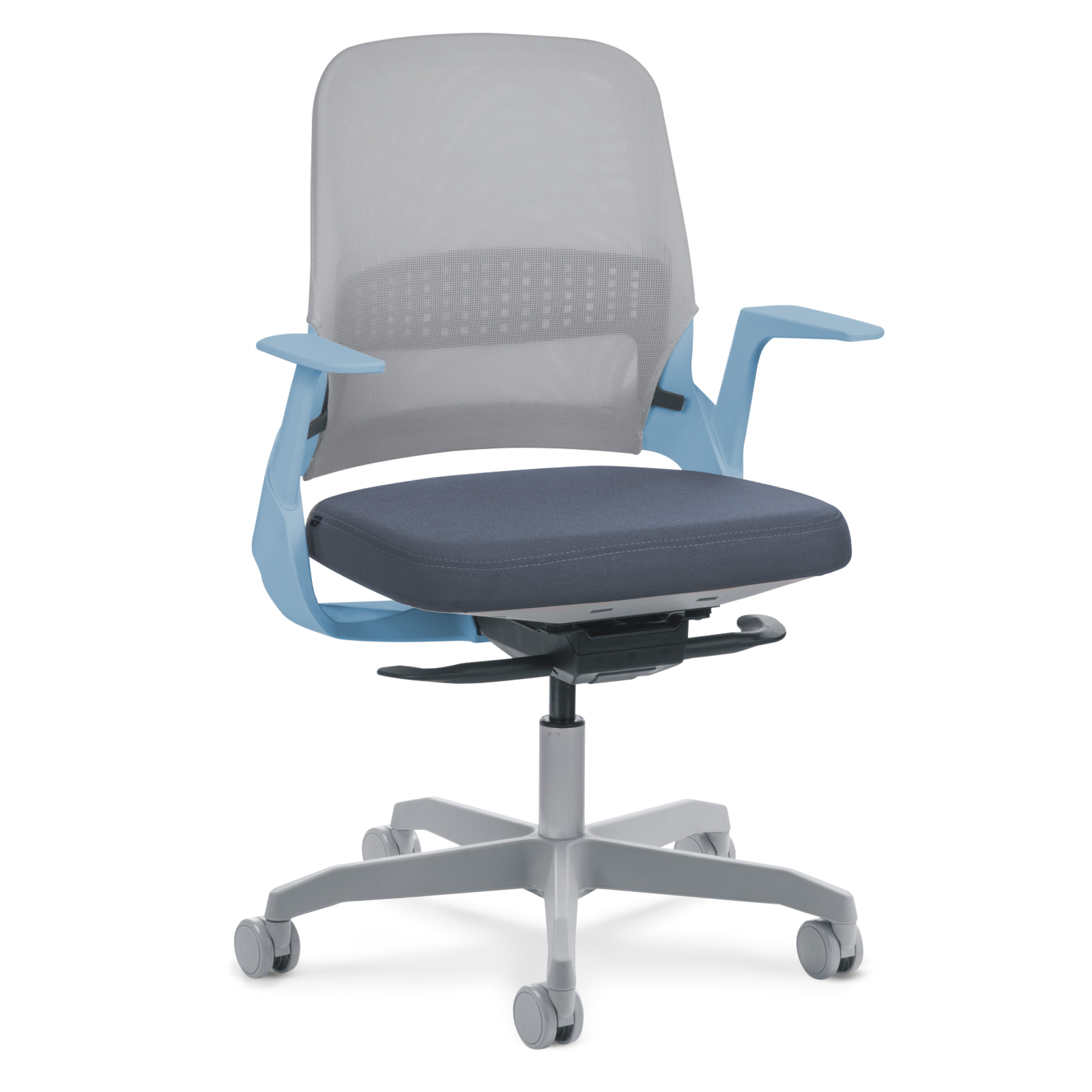 Cadeira My Chair Tela Graphite N Blue