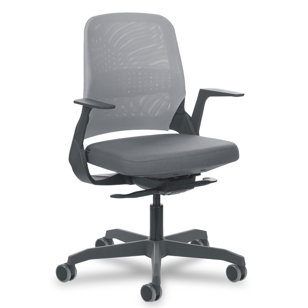 Cadeira My Chair Tela Platinum Grey