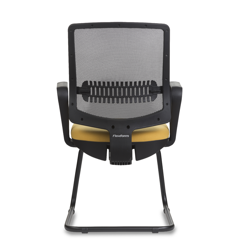 Cadeira Fixa Uni Black n Yellow