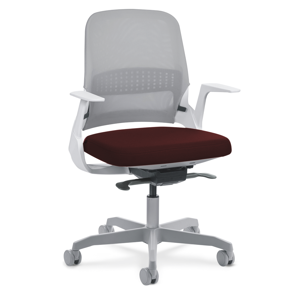 Cadeira My Chair Tela White N Wine