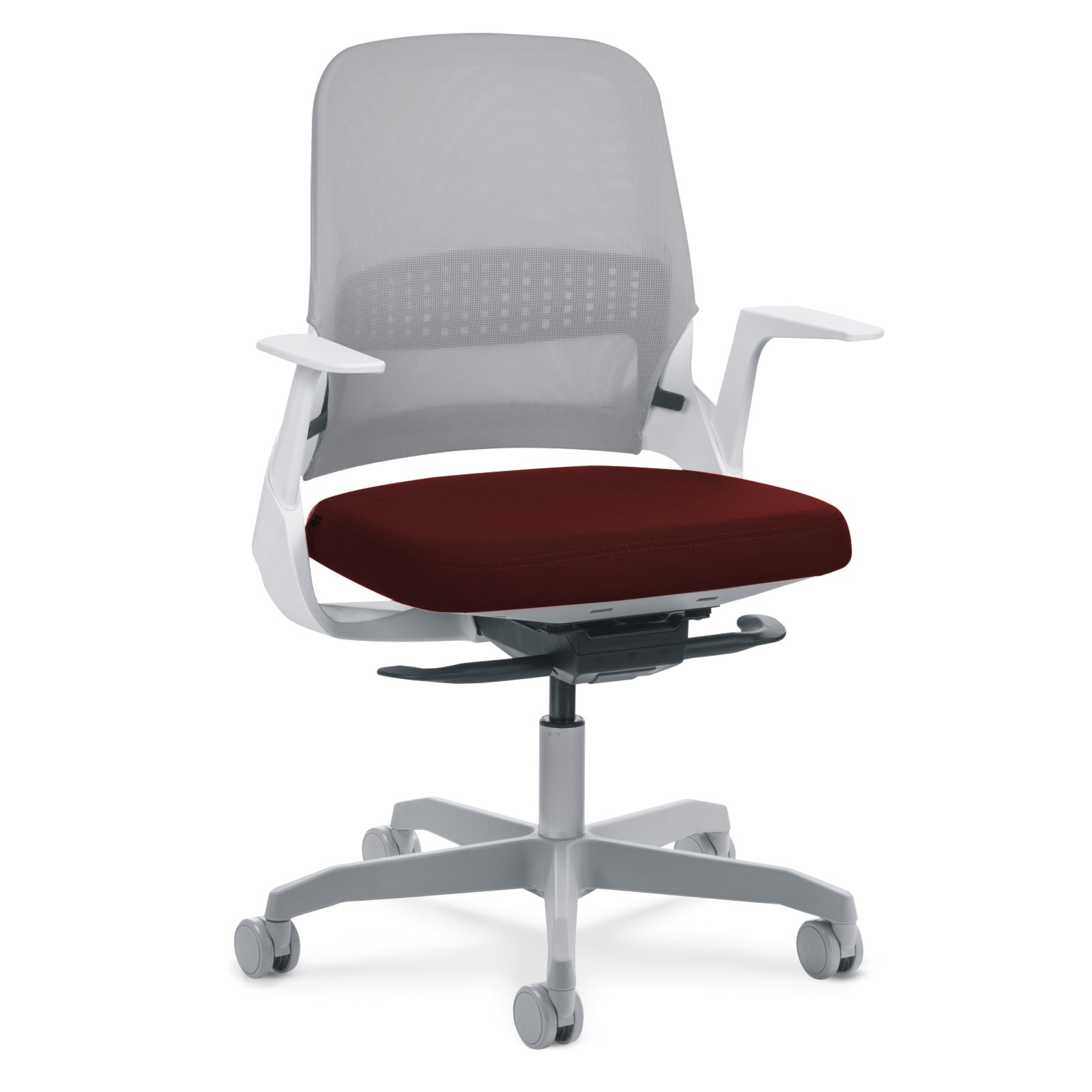 Cadeira My Chair Tela White N Wine