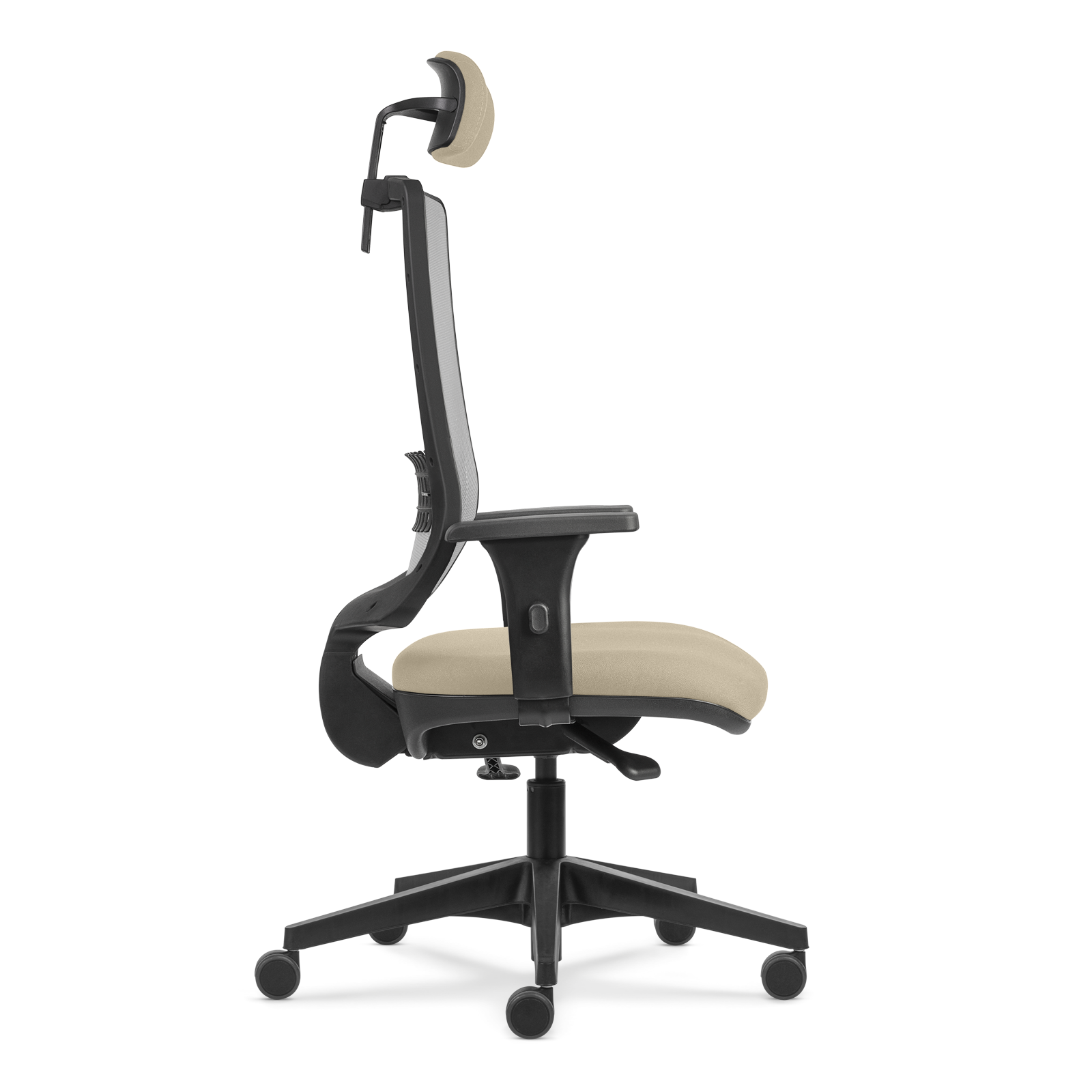 Cadeira Uni Pro White N Champagne