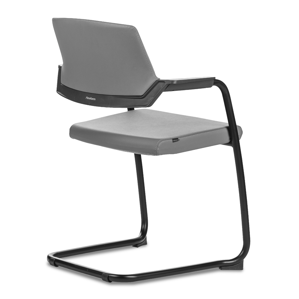 Cadeira Matrix Grey Leather
