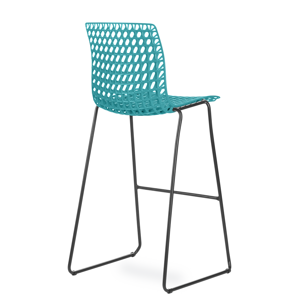 Banqueta Moiré blue