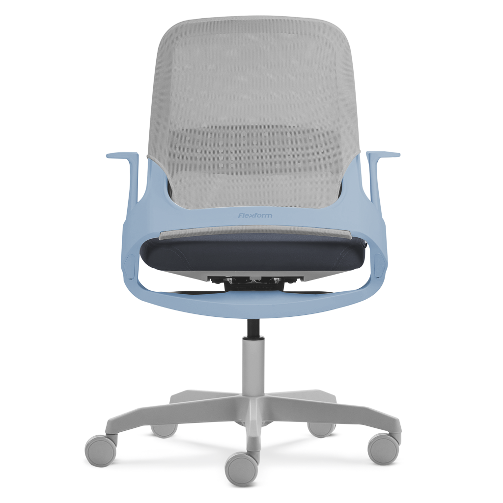 Cadeira My Chair Tela Graphite N Blue