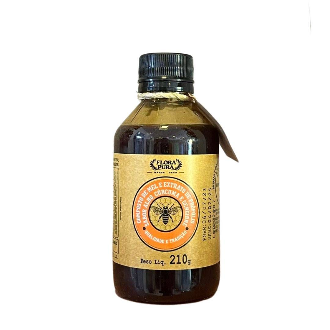 COMPOSTO MEL EXT. PROPOLIS,ALHO,CURCUMA,GENGIBRE 210G
