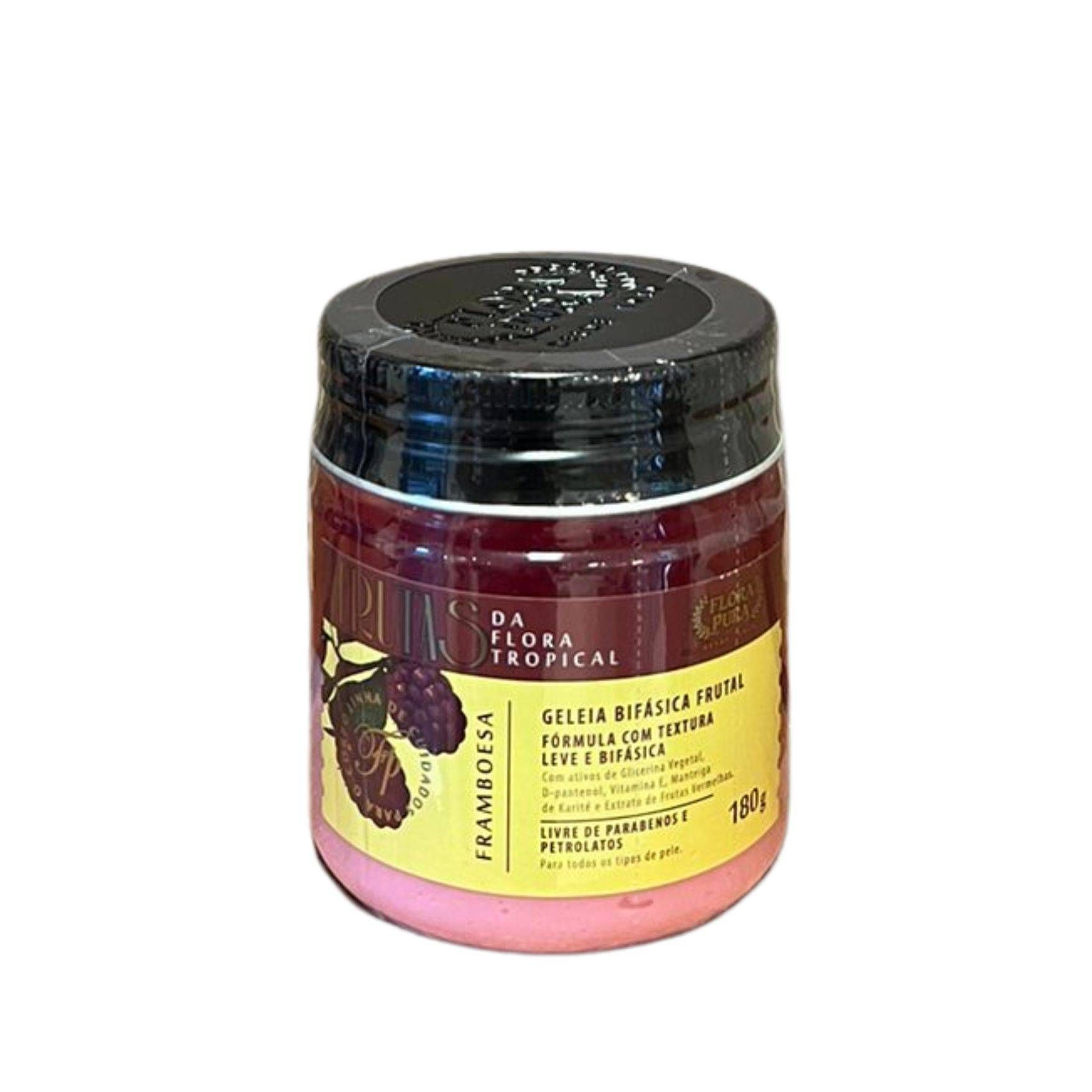 GELEIA BIFASICA DE FRAMBOESA 180G FLORA PURA
