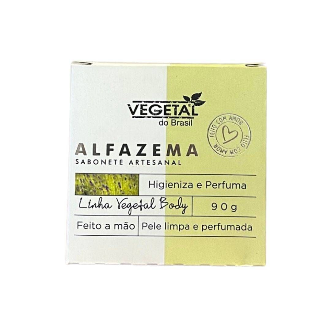 SABONETE ARTESANAL ALFAZEMA- 90G- VEGETAL DO BRASIL