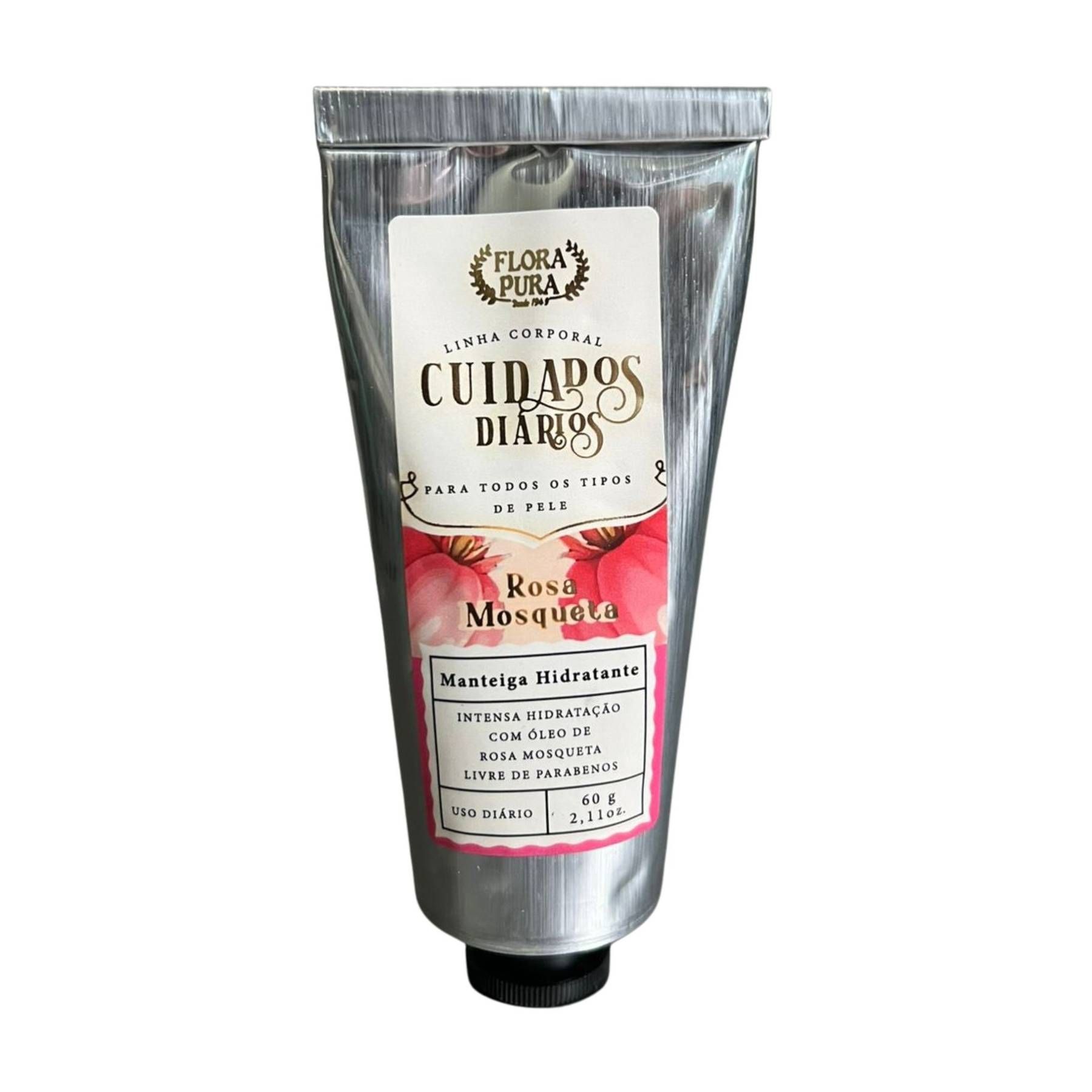 MANTEIGA HIDRATANTE DE ROSA MOSQUETA 60G NOVA