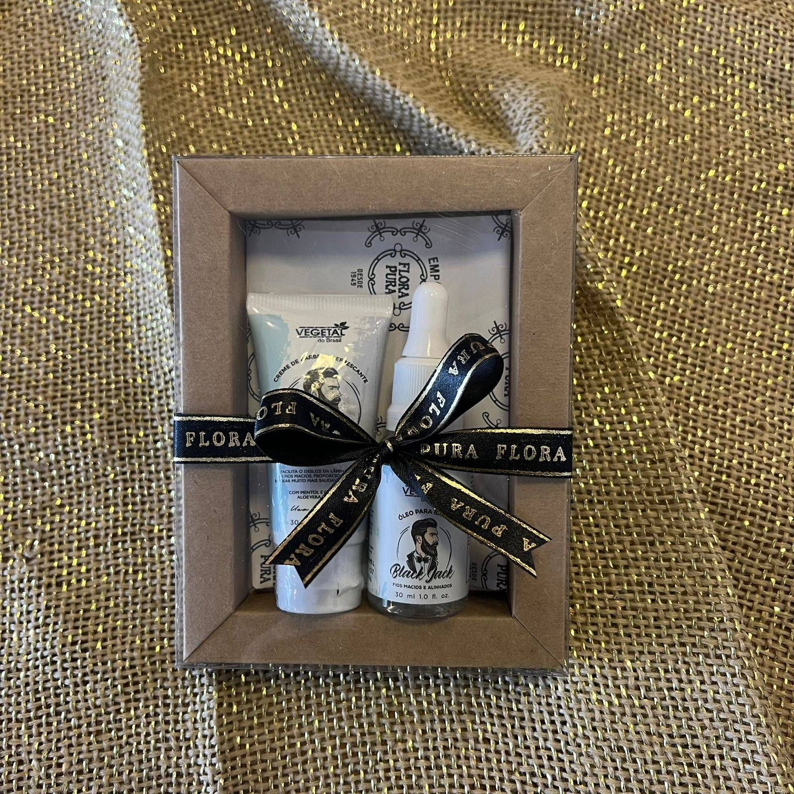 Creme de Barbear + Óleo Black Jack - Presente