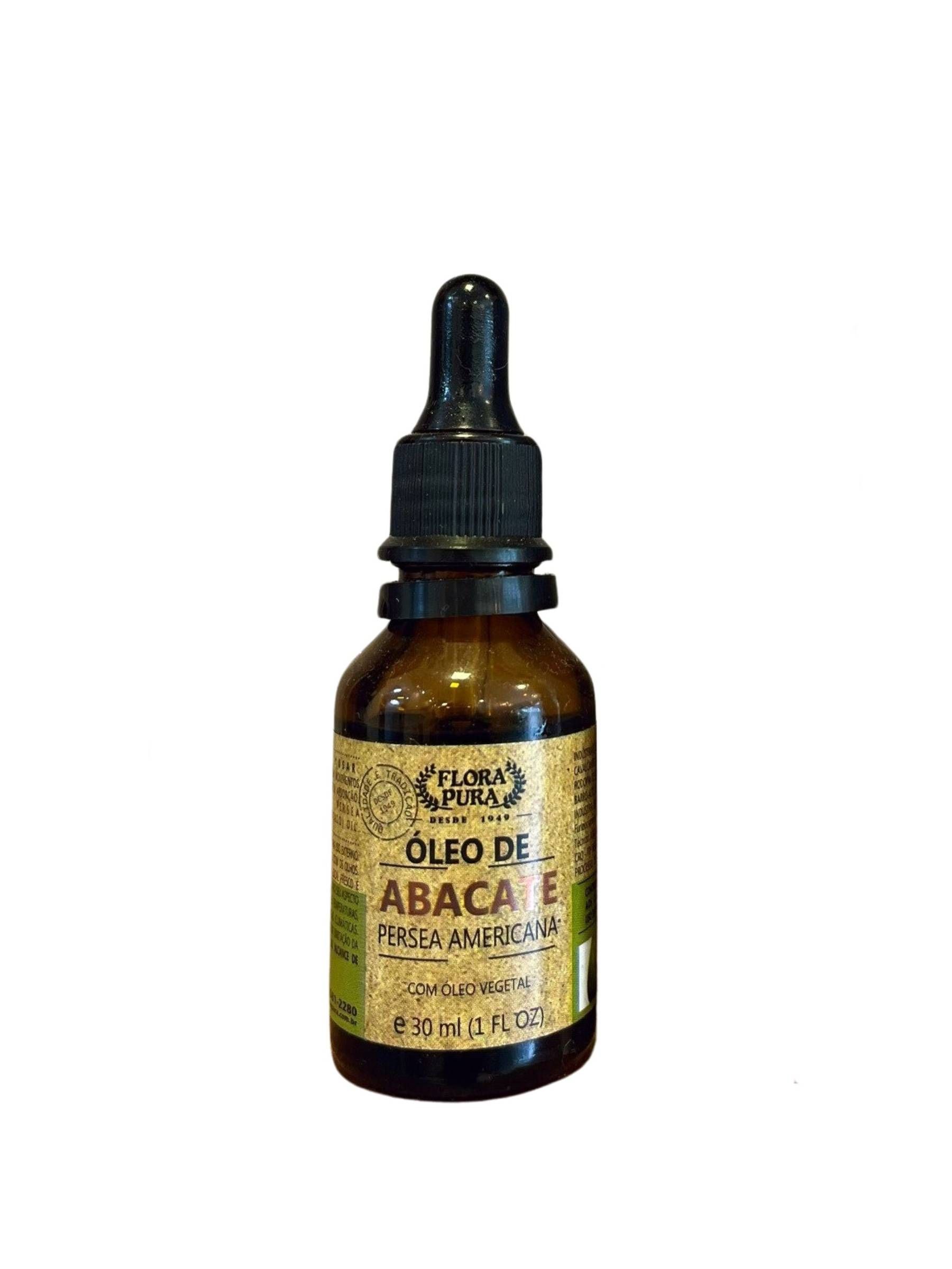 OLEO VEGETAL DE ABACATE 30ML 