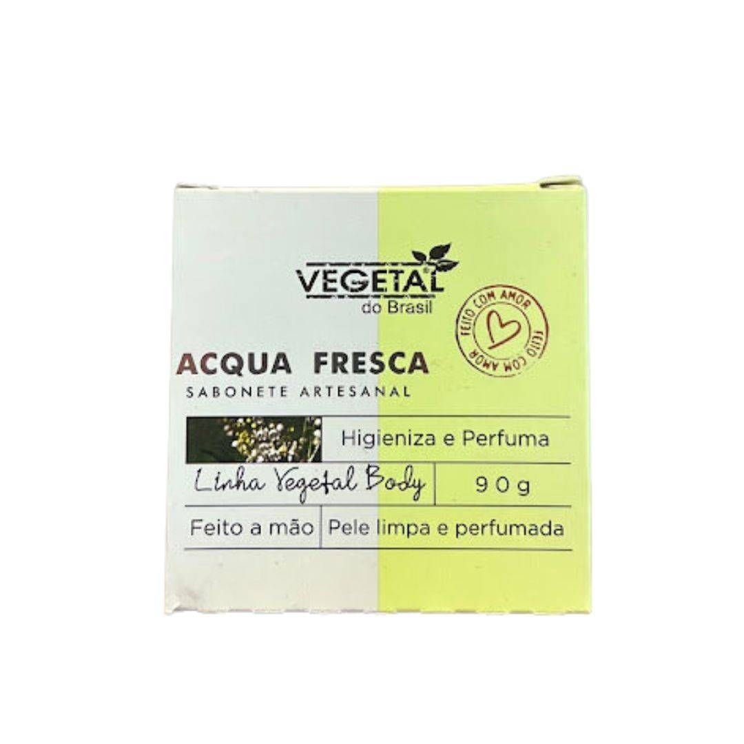 SABONETE ARTESANAL ACQUA FRESCA-90G- VEGETAL DO BRASIL