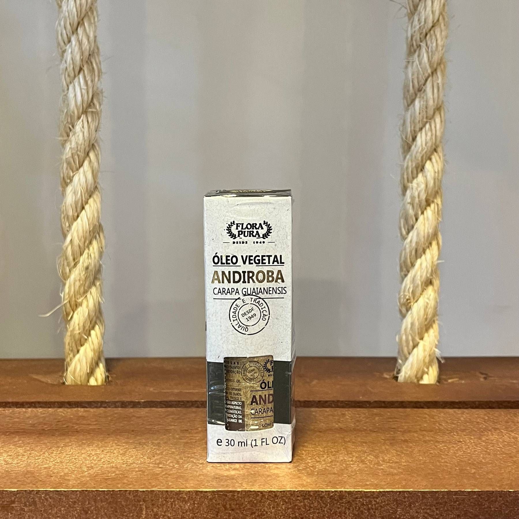 OLEO VEGETAL DE ANDIROBA 30ML CONTA GOTA FLORA PURA