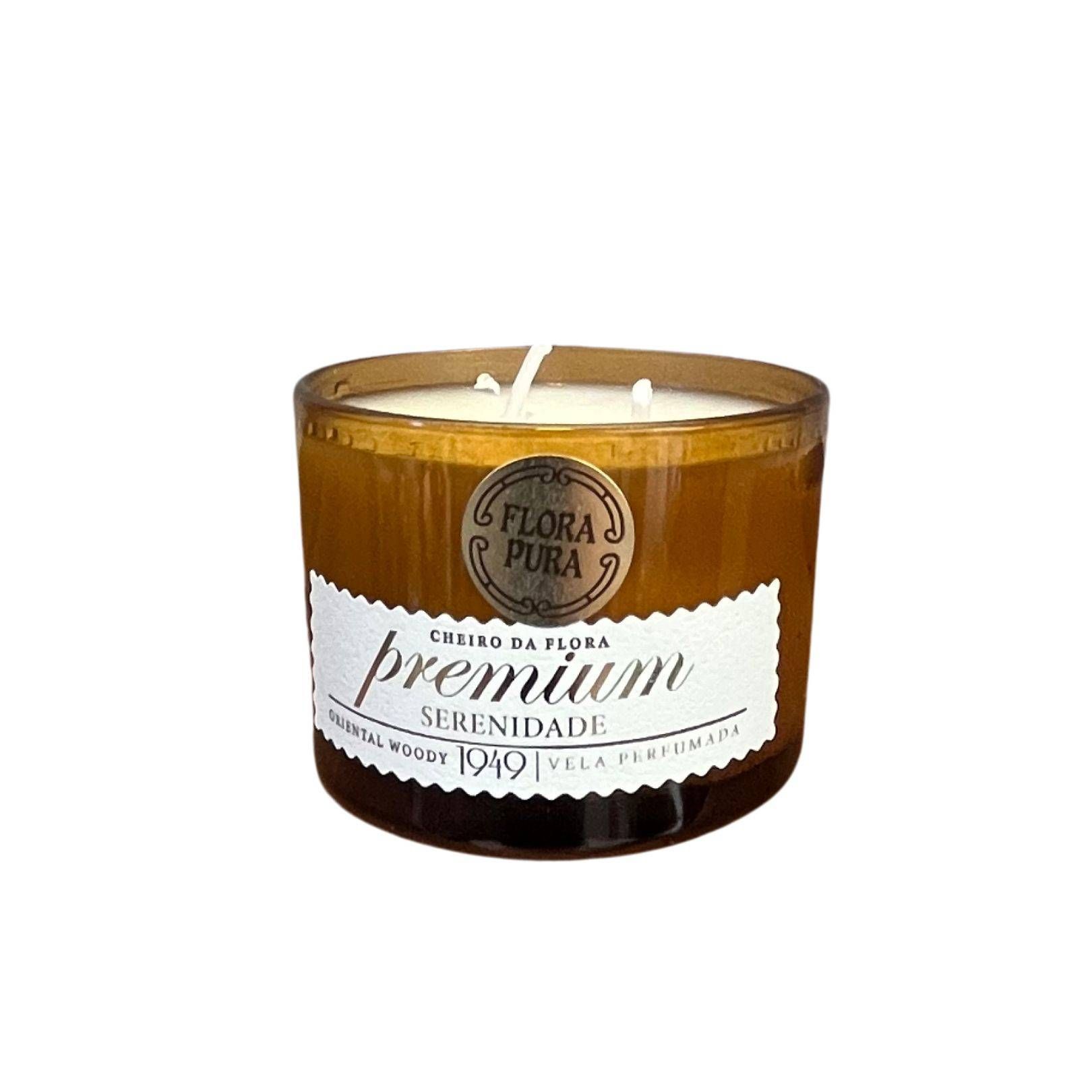 VELA PERFUMADA LINHA PREMIUM SERENIDADE 120G F.PURA