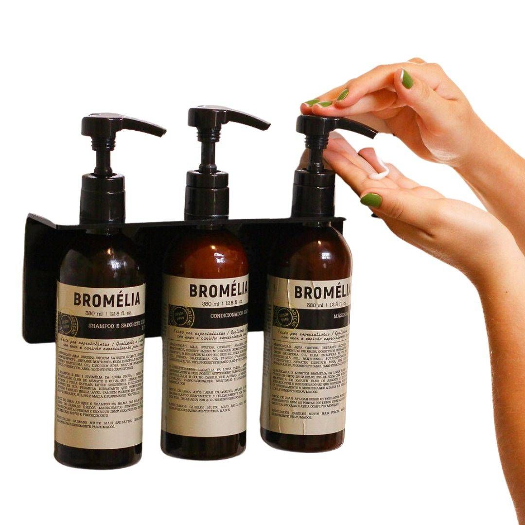 KIT SPA DE BANHO BROMELIA - 1240ML - FLORA PURA