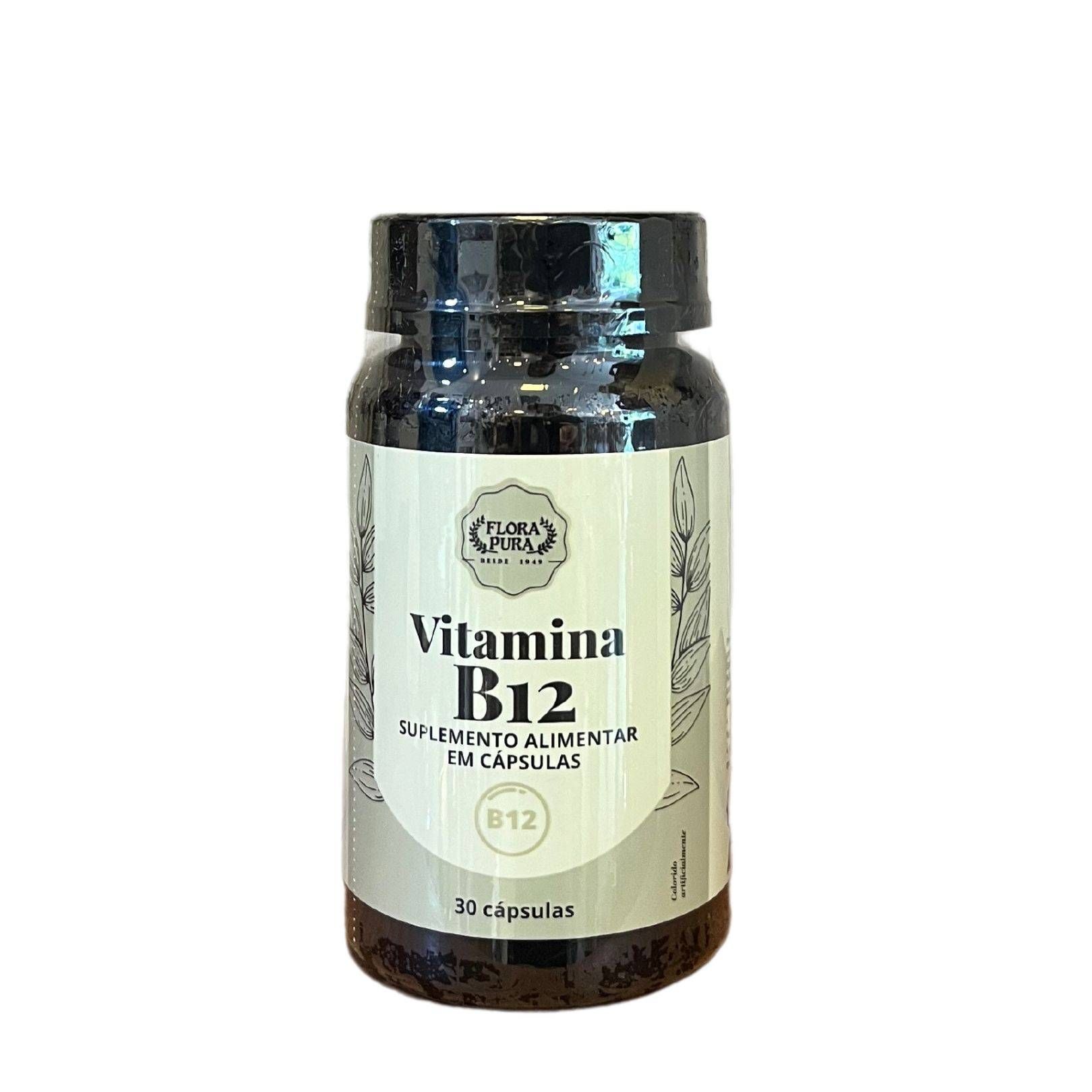 VITAMINA B12 300MG CAPS FLORA PURA