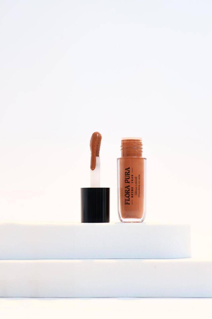 GLOSS BRILHO LABIAL CHOCOLATE AO LEITE - 5ML - FLORA PURA