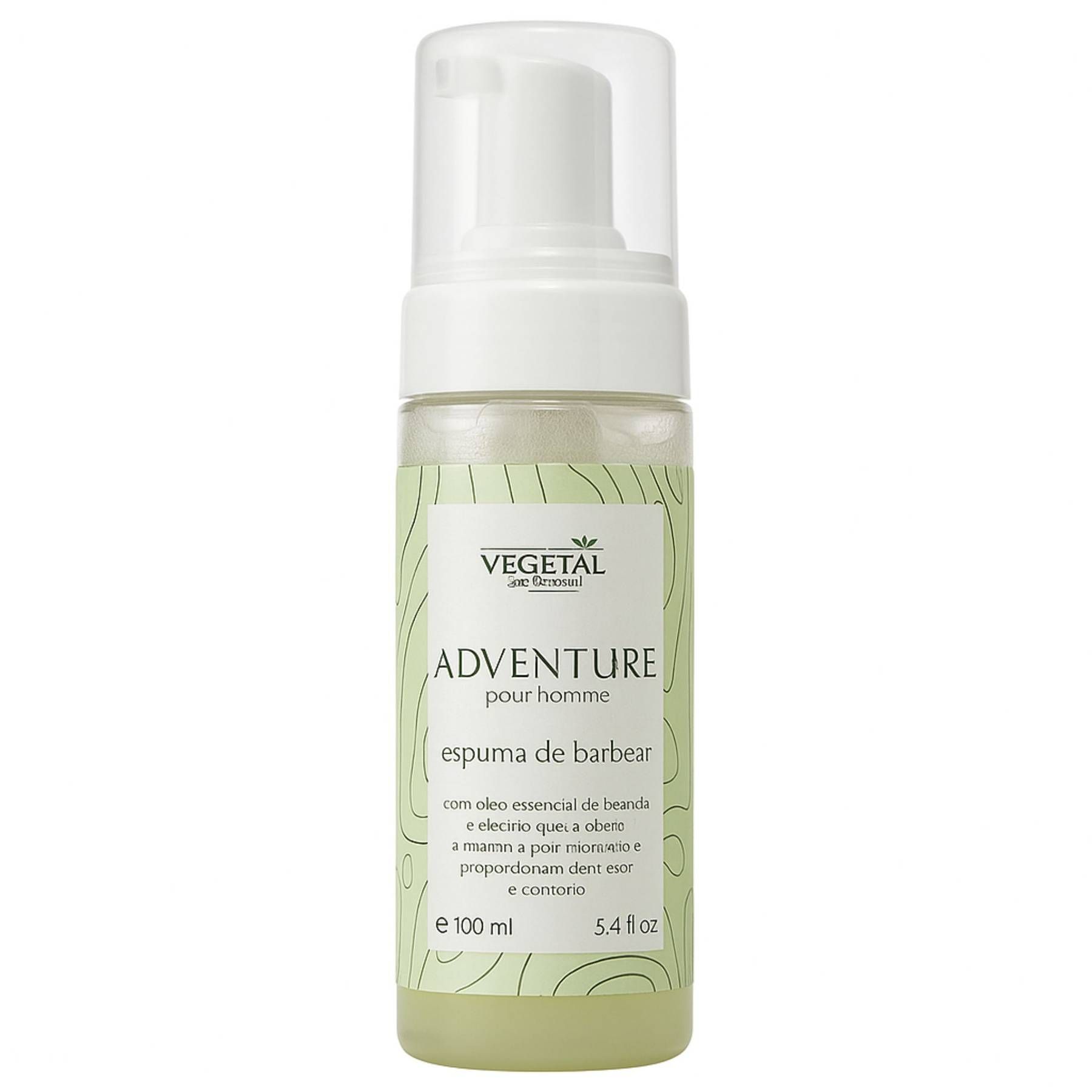 ESPUMA DE BARBEAR ADVENTURE 160ML - VEGETAL DO BRASIL