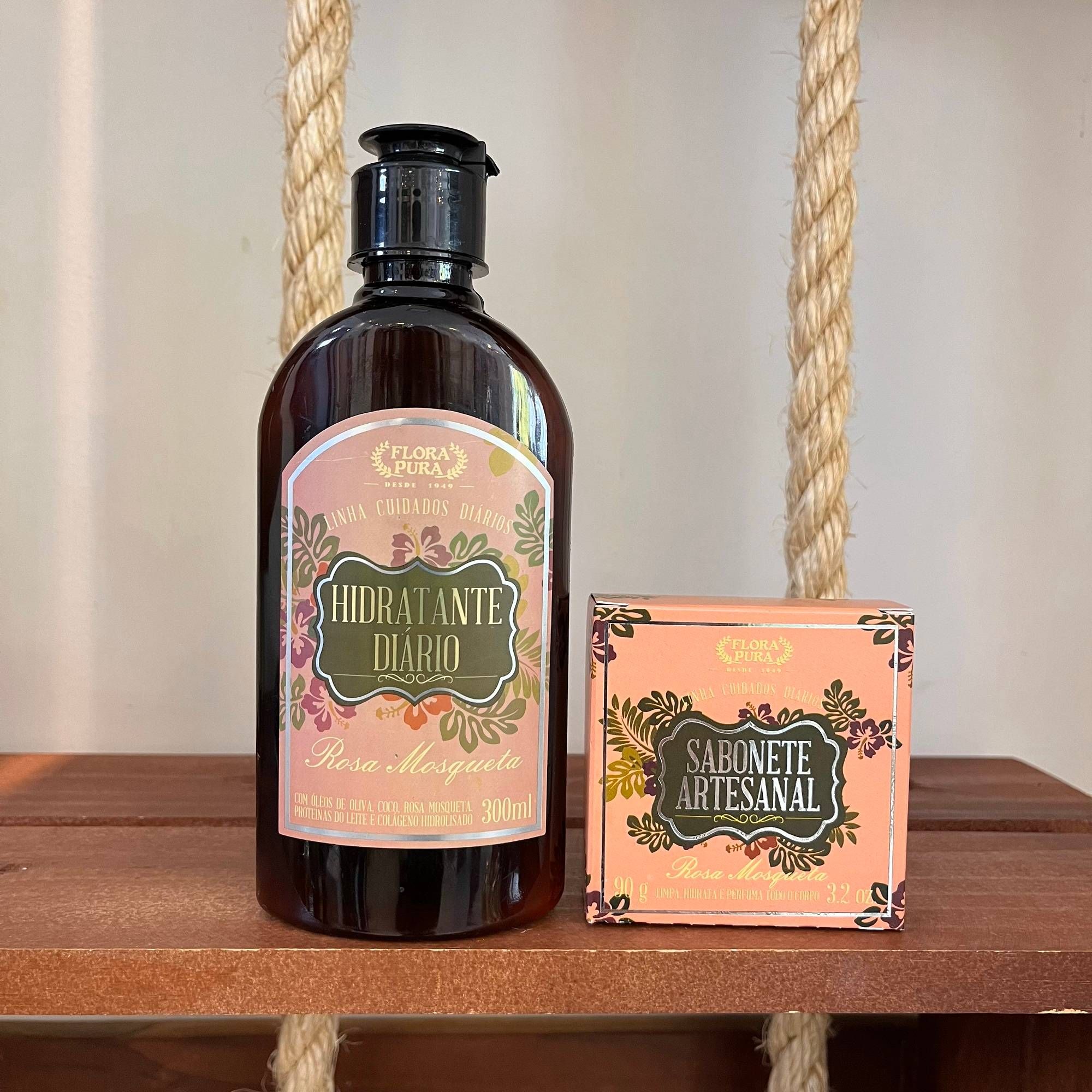 Kit Rosa mosqueta - Sabonete + Creme Hidratante