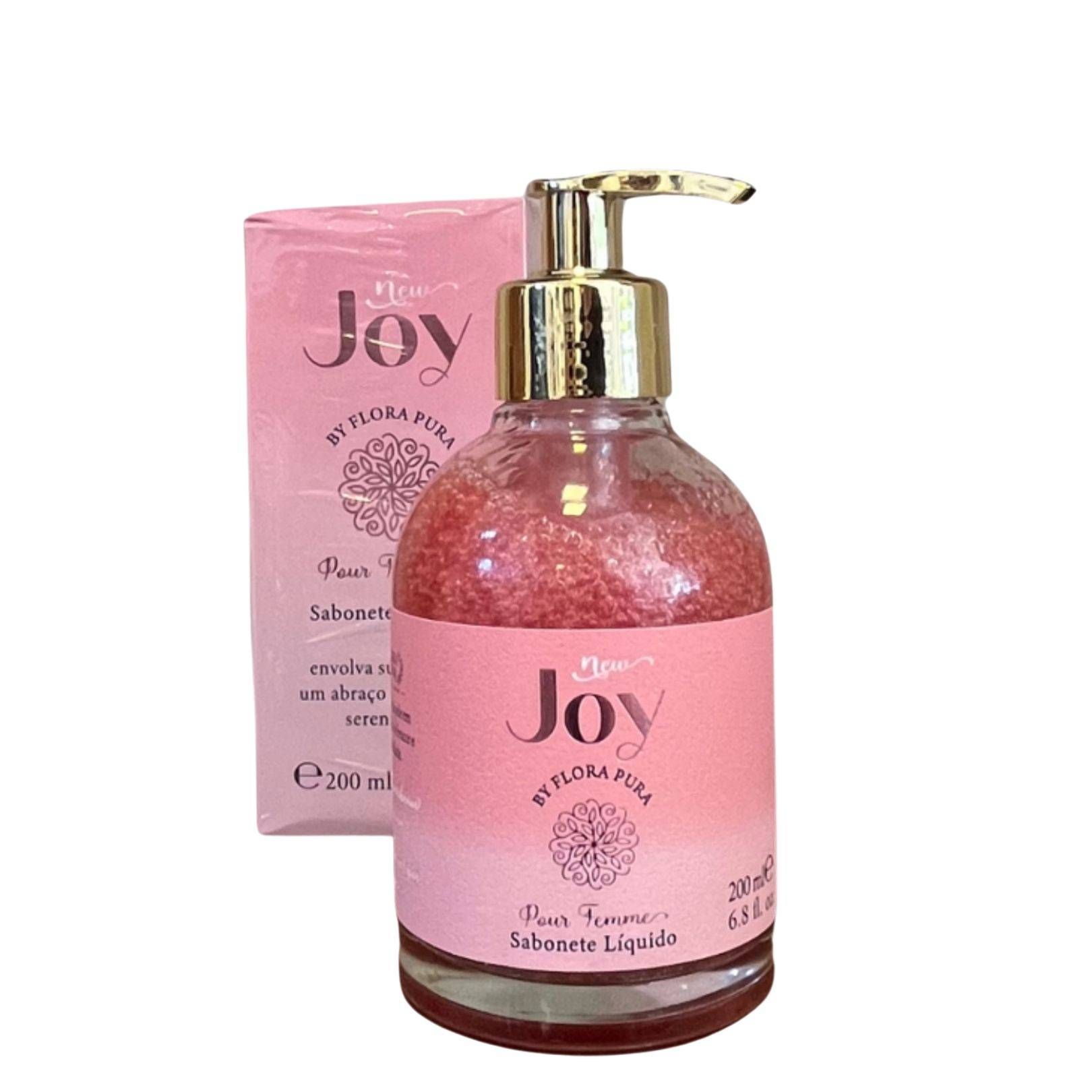 SABONETE LIQUIDO NEW JOY 200ML FLORA PURA