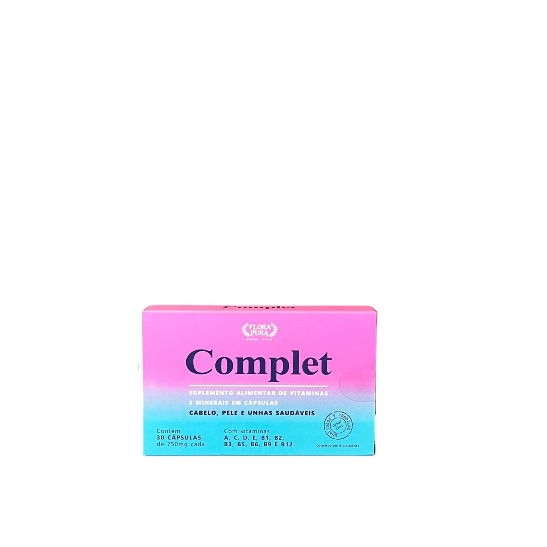 SUP.VIT.CABELOS E UNHAS-COMPLET CAPS 500 MG