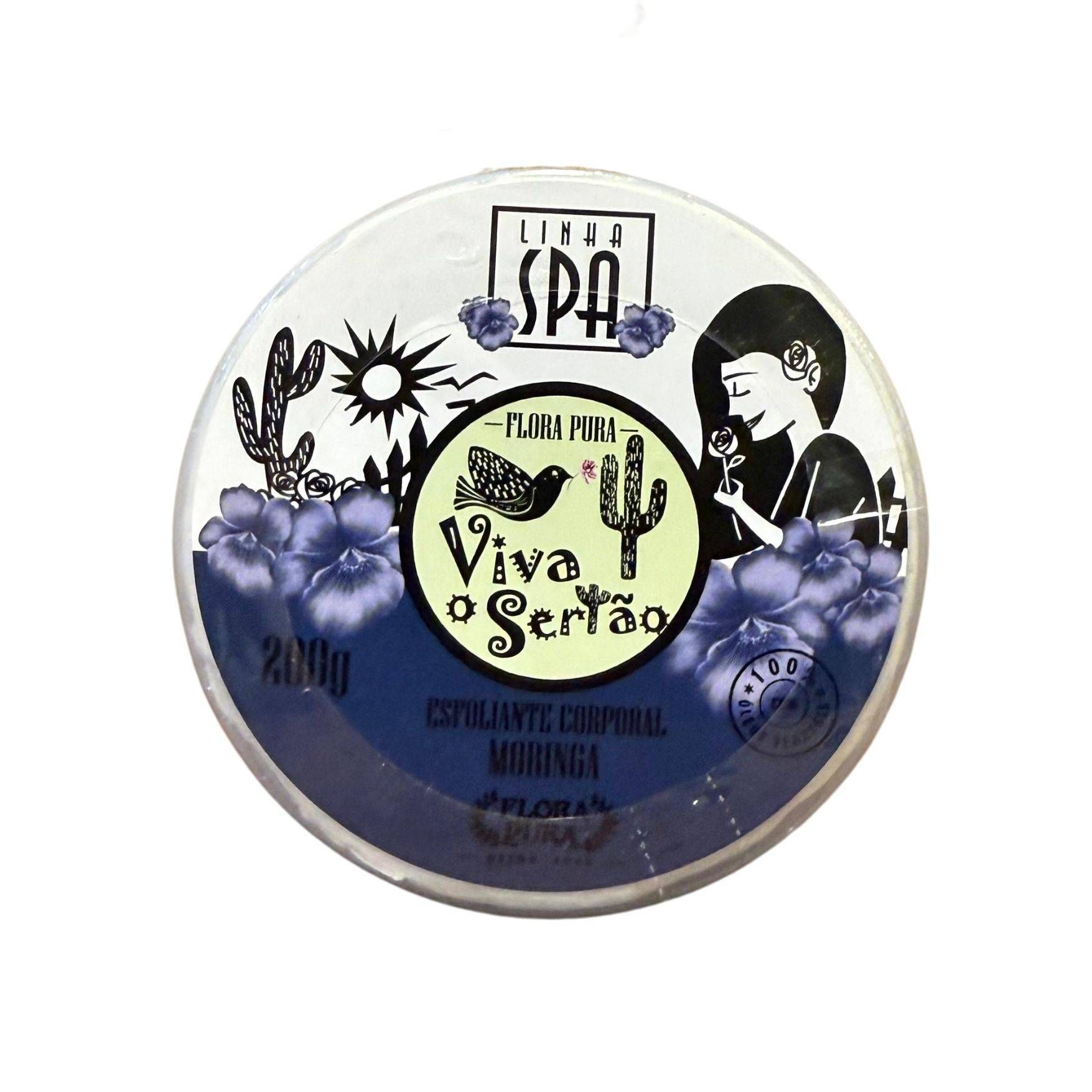 GEL ESFOLIANTE DE MORINGA 200G- VIVA O SERTAO LINHA SPA