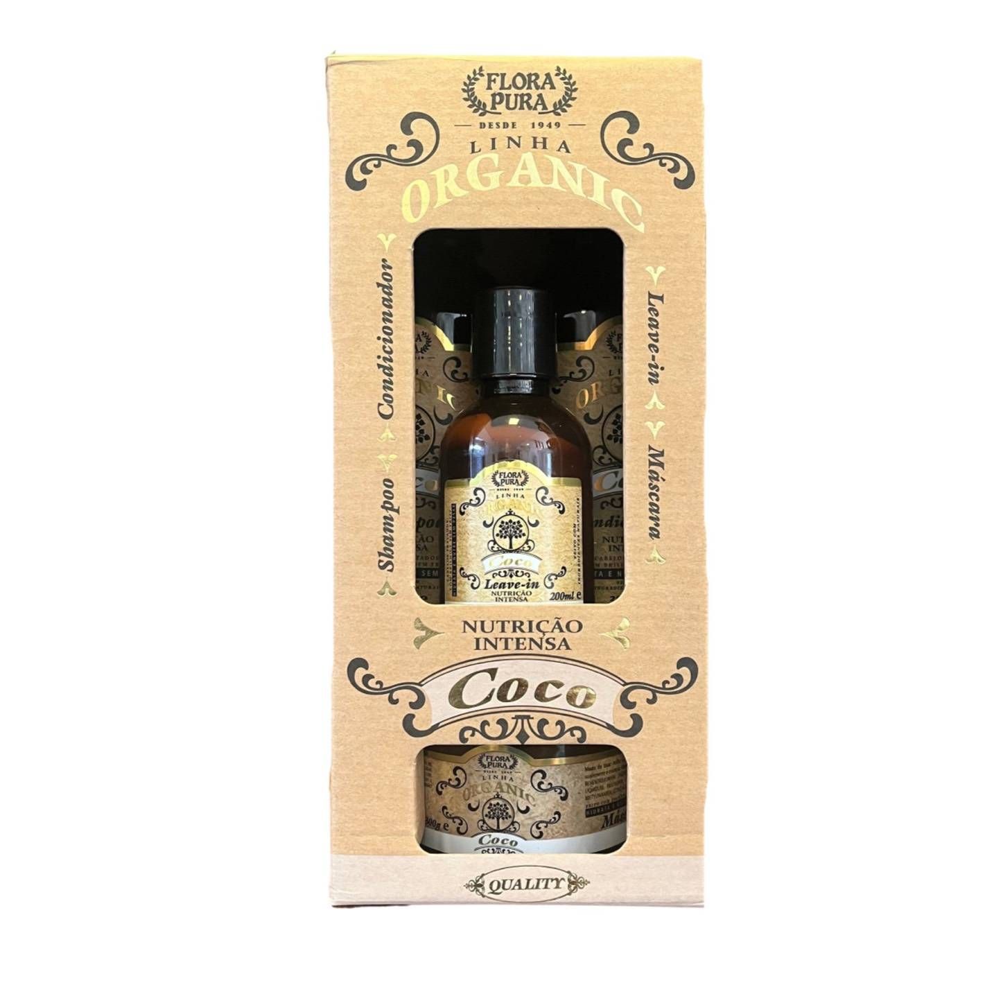 KIT ORGANIC COCO FLORA PURA