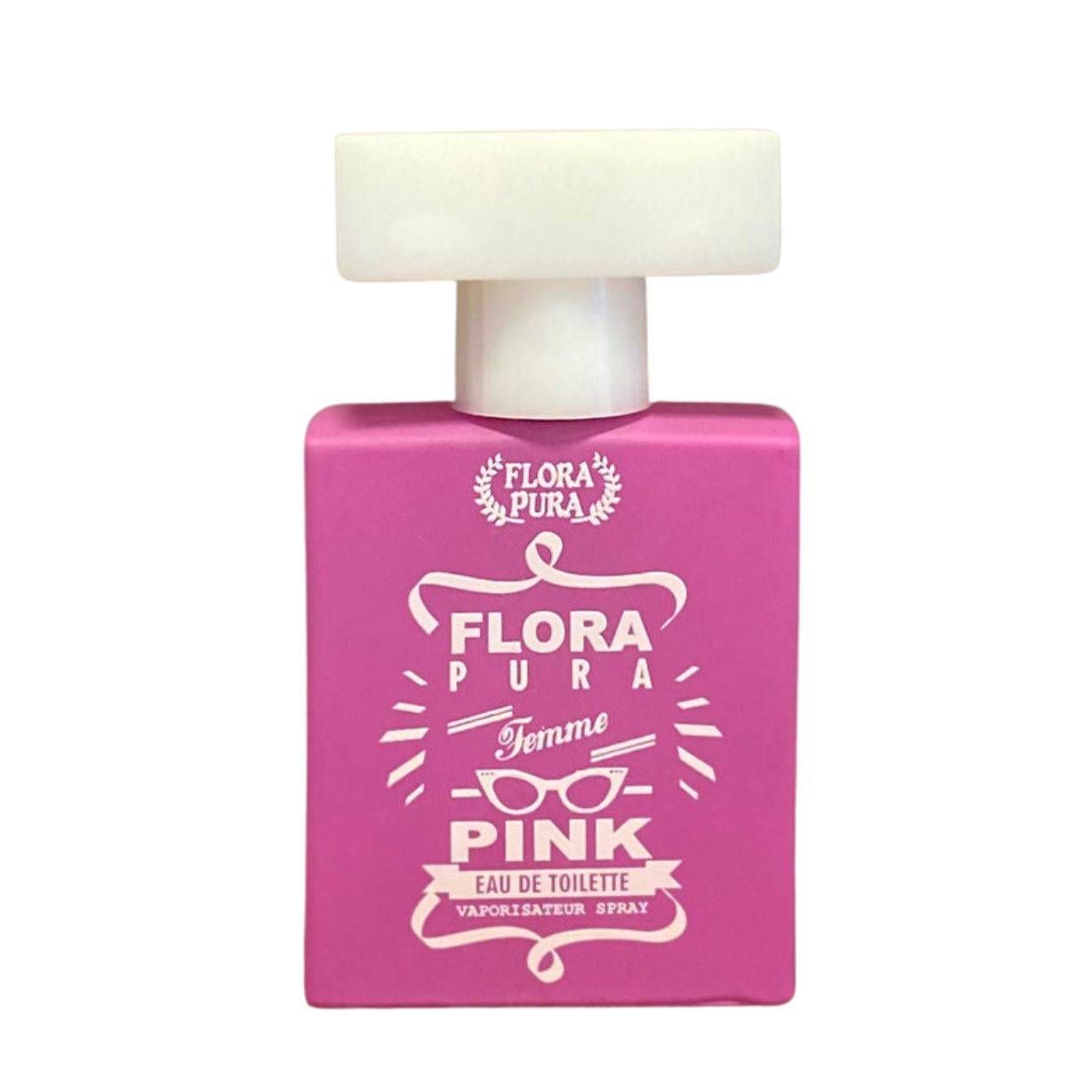 PERFUME PINK FEMME 100ML EAU DE PARFUM FLORA PURA