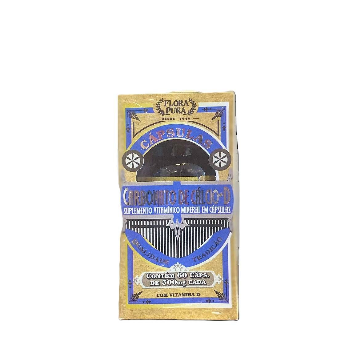 CARBONATO DE CALCIO+D 60 CAPS 500 MG
