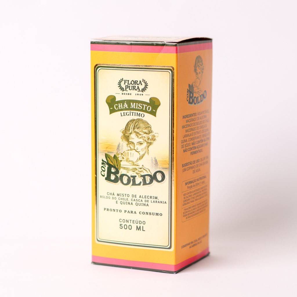 CHÁ DE BOLDO, ALECRIM, ERVA DOCE E LARANJA AMARGA 500 ML