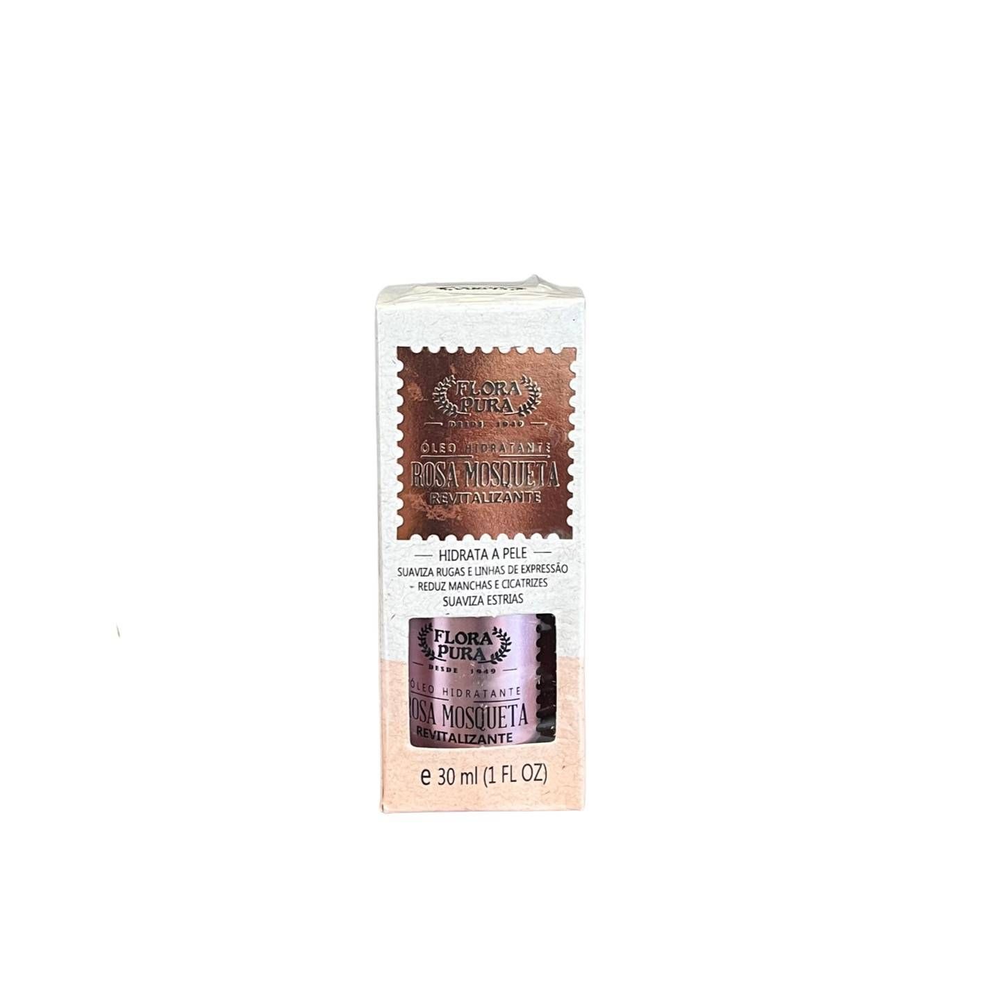 OLEO HIDRATANTE DE ROSA MOSQUETA 30ML-REVITALIZANTE FLORA FACIAL
