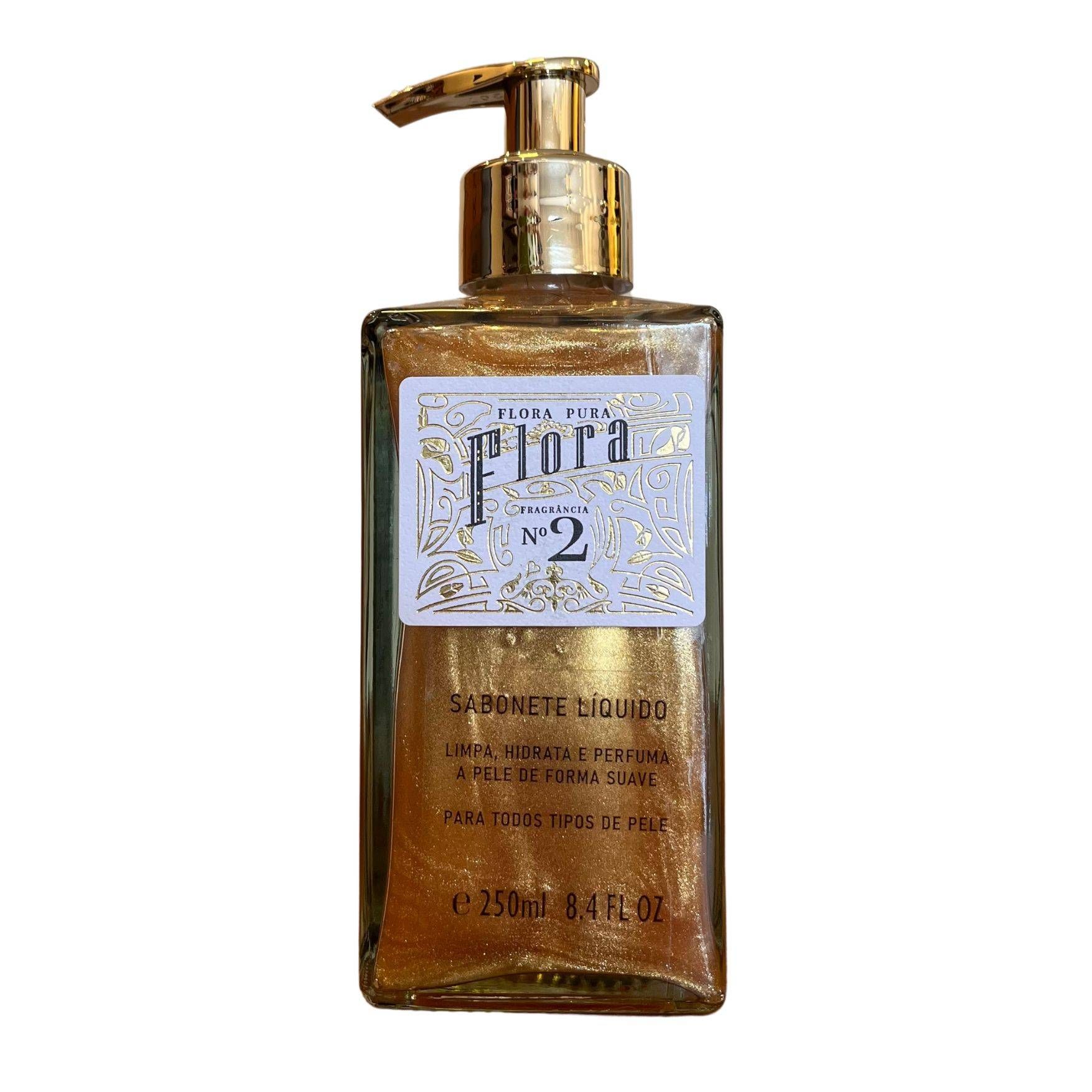 SABONETE LIQUIDO FLORA N2-250ML- FLORA PURA