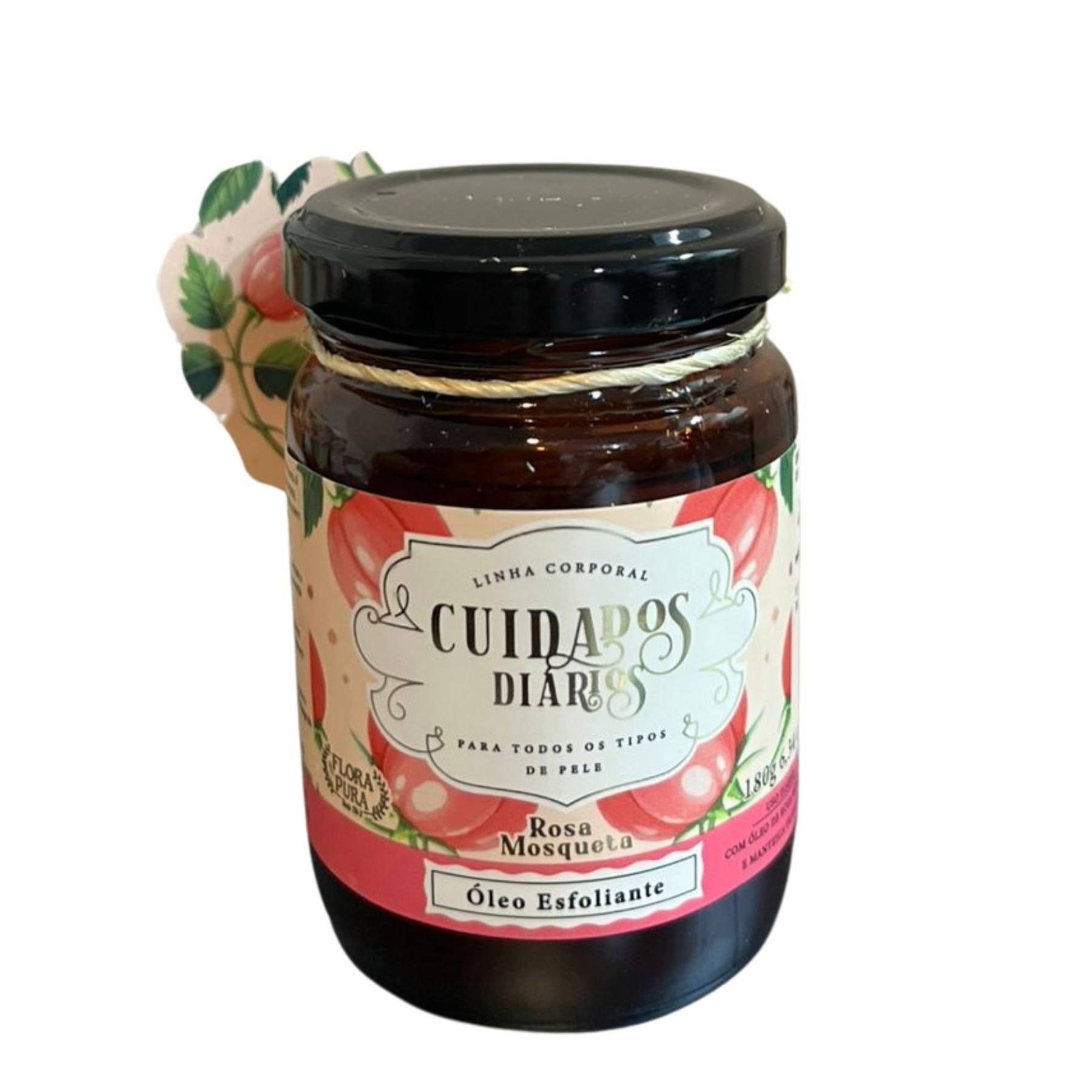 OLEO ESFOLIANTE DE ROSA MOSQUETA - CUIDADOS DIARIOS 180G NOVO